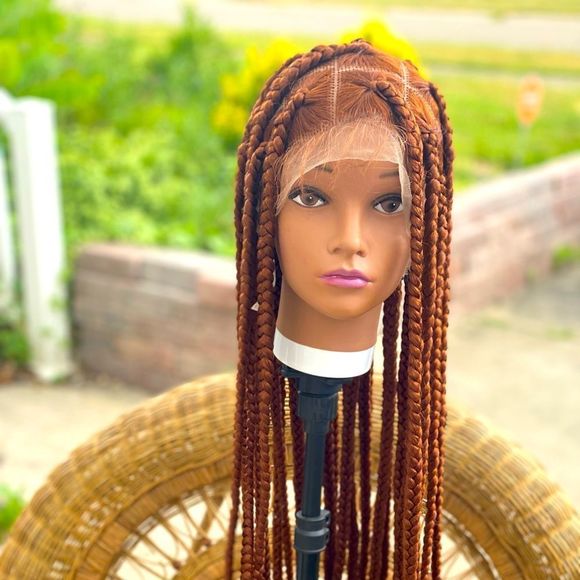 360 full lace human hair large box braids